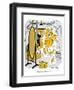 Hazel Cartoon-Ted Key-Framed Giclee Print