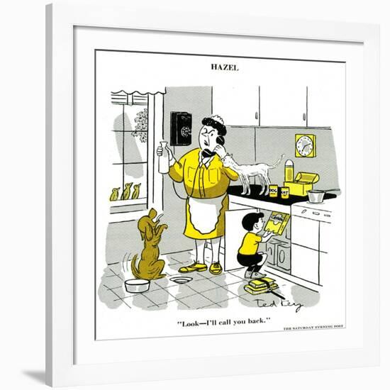 Hazel Cartoon-Ted Key-Framed Giclee Print