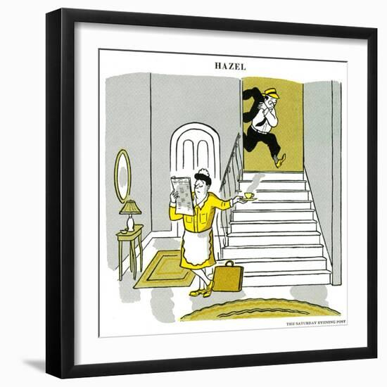 Hazel Cartoon-Ted Key-Framed Giclee Print