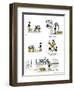 Hazel Cartoon-Ted Key-Framed Giclee Print