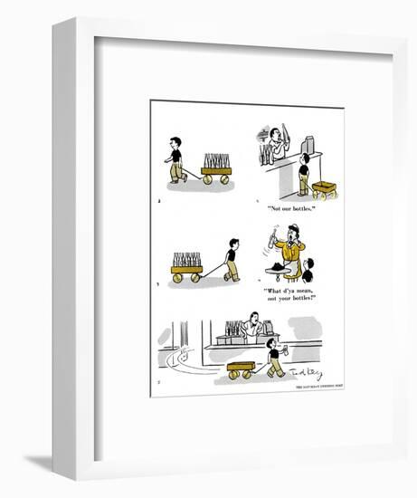 Hazel Cartoon-Ted Key-Framed Giclee Print