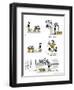 Hazel Cartoon-Ted Key-Framed Giclee Print