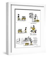 Hazel Cartoon-Ted Key-Framed Giclee Print