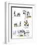 Hazel Cartoon-Ted Key-Framed Giclee Print