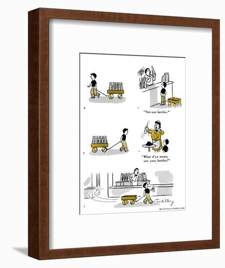 Hazel Cartoon-Ted Key-Framed Giclee Print