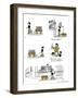 Hazel Cartoon-Ted Key-Framed Giclee Print