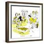 Hazel Cartoon-Ted Key-Framed Giclee Print