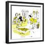 Hazel Cartoon-Ted Key-Framed Giclee Print