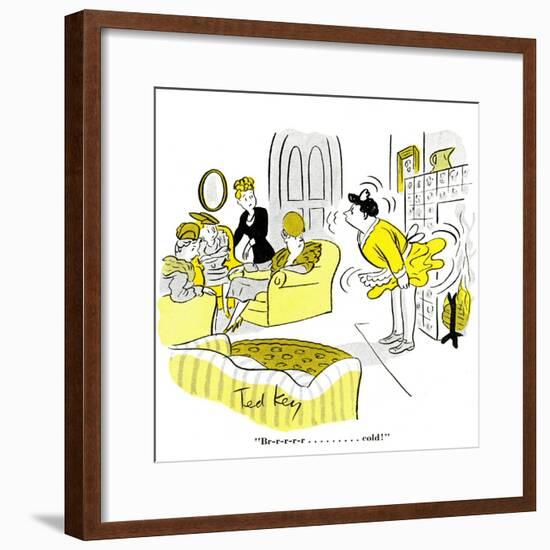 Hazel Cartoon-Ted Key-Framed Giclee Print