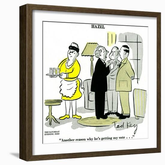 Hazel Cartoon-Ted Key-Framed Giclee Print