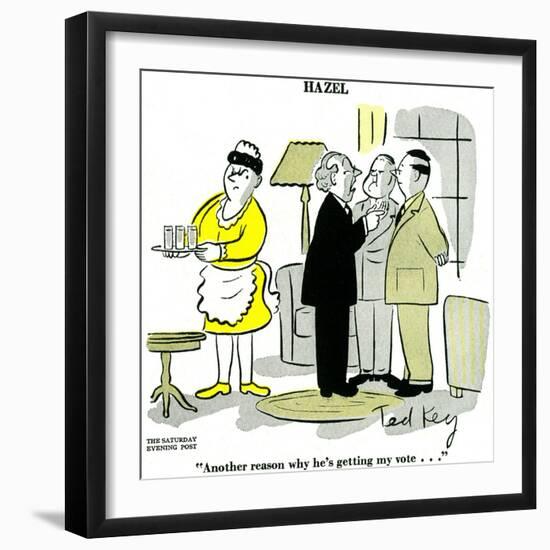 Hazel Cartoon-Ted Key-Framed Giclee Print