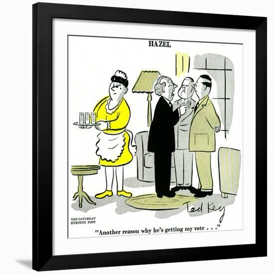 Hazel Cartoon-Ted Key-Framed Giclee Print