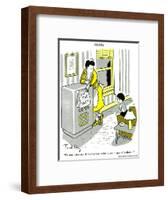 Hazel Cartoon-Ted Key-Framed Giclee Print