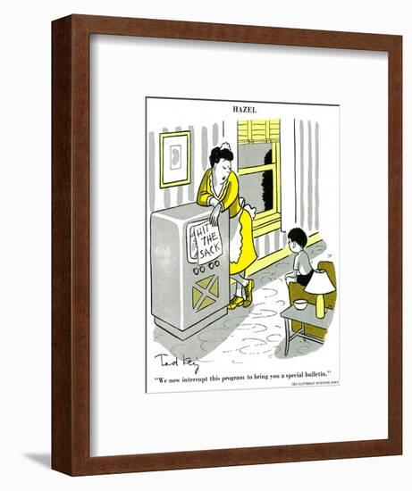 Hazel Cartoon-Ted Key-Framed Giclee Print