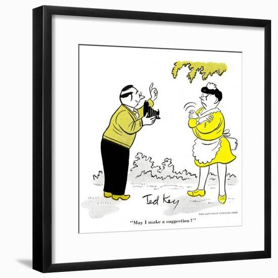 Hazel Cartoon-Ted Key-Framed Giclee Print