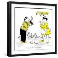 Hazel Cartoon-Ted Key-Framed Giclee Print