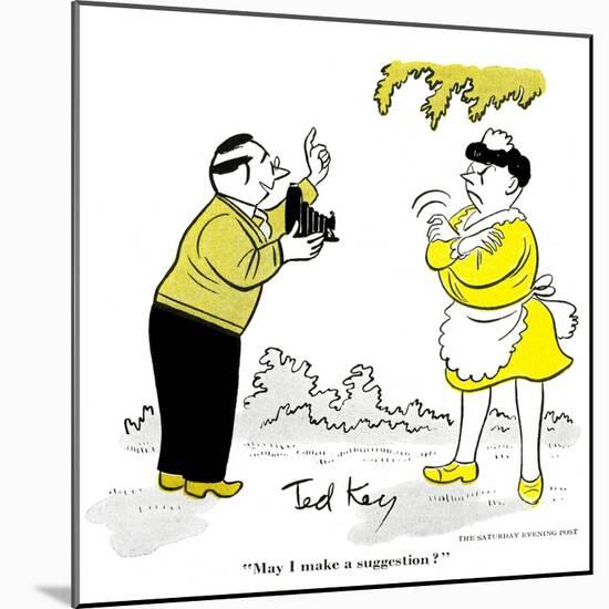 Hazel Cartoon-Ted Key-Mounted Giclee Print