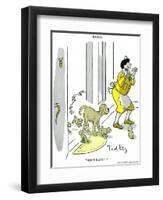 Hazel Cartoon-Ted Key-Framed Giclee Print