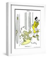 Hazel Cartoon-Ted Key-Framed Giclee Print