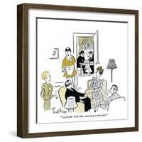 Hazel Cartoon-Ted Key-Framed Giclee Print