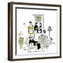 Hazel Cartoon-Ted Key-Framed Giclee Print