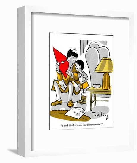 Hazel Cartoon-Ted Key-Framed Giclee Print