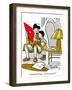 Hazel Cartoon-Ted Key-Framed Giclee Print