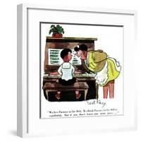 Hazel Cartoon-Ted Key-Framed Giclee Print