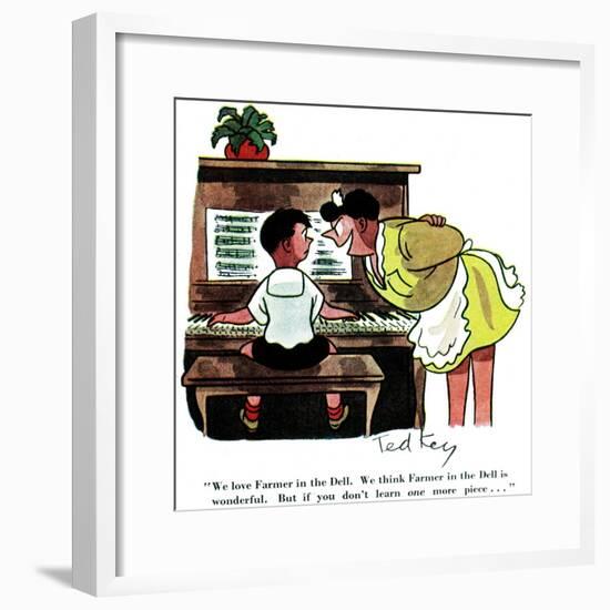 Hazel Cartoon-Ted Key-Framed Giclee Print