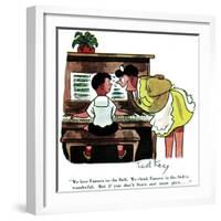 Hazel Cartoon-Ted Key-Framed Giclee Print