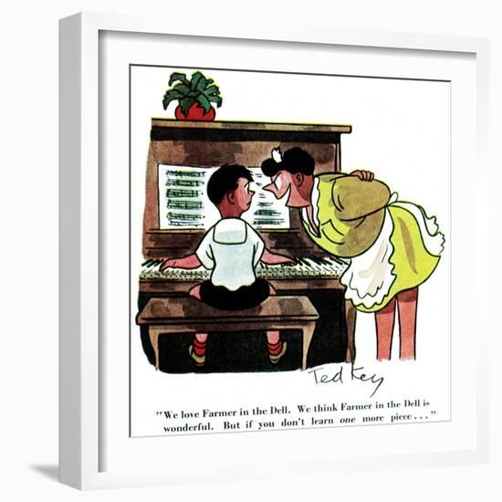 Hazel Cartoon-Ted Key-Framed Giclee Print