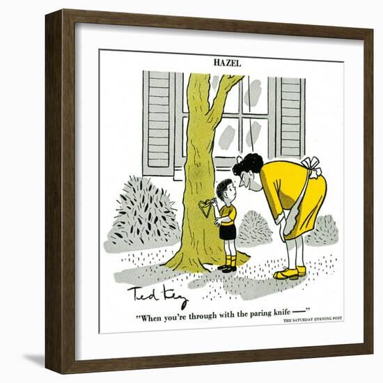 Hazel Cartoon-Ted Key-Framed Giclee Print