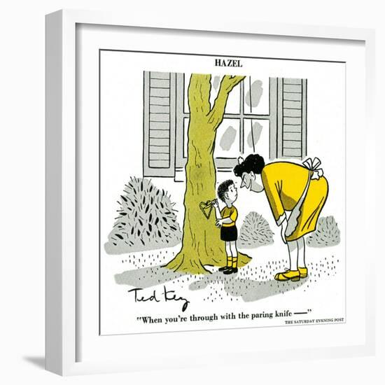 Hazel Cartoon-Ted Key-Framed Giclee Print