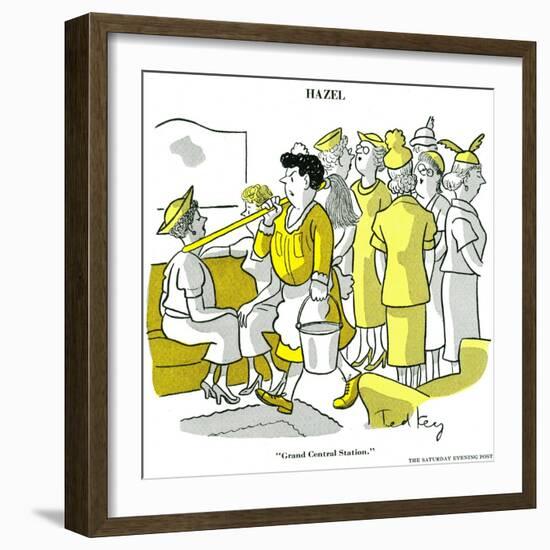 Hazel Cartoon-Ted Key-Framed Giclee Print