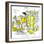 Hazel Cartoon-Ted Key-Framed Giclee Print