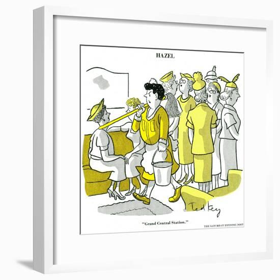 Hazel Cartoon-Ted Key-Framed Giclee Print