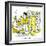 Hazel Cartoon-Ted Key-Framed Giclee Print