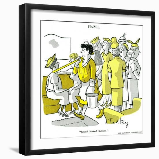 Hazel Cartoon-Ted Key-Framed Giclee Print