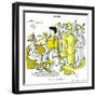 Hazel Cartoon-Ted Key-Framed Giclee Print