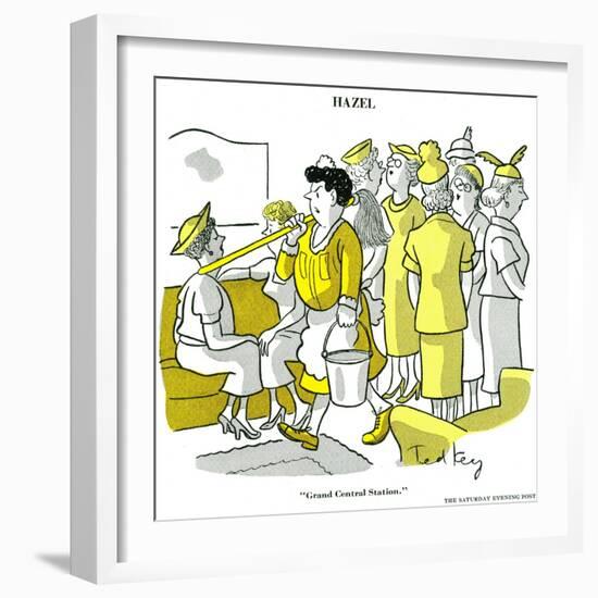 Hazel Cartoon-Ted Key-Framed Giclee Print