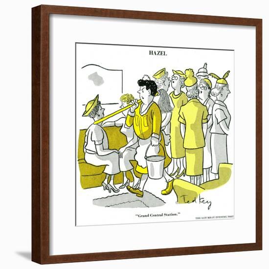 Hazel Cartoon-Ted Key-Framed Giclee Print