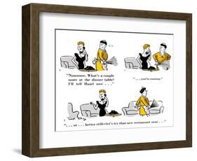 Hazel Cartoon-Ted Key-Framed Giclee Print