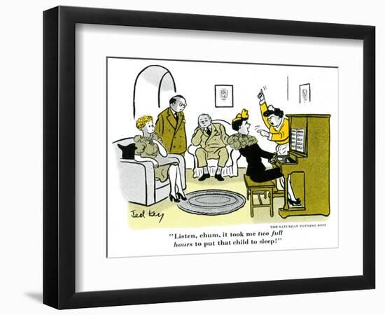 Hazel Cartoon-Ted Key-Framed Giclee Print