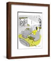 Hazel Cartoon-Ted Key-Framed Giclee Print