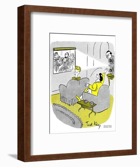 Hazel Cartoon-Ted Key-Framed Giclee Print