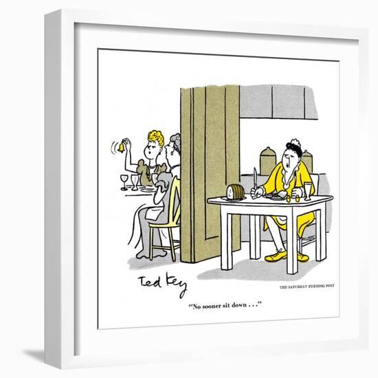 Hazel Cartoon-Ted Key-Framed Giclee Print