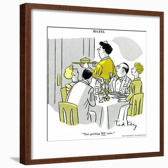 Hazel Cartoon-Ted Key-Framed Giclee Print