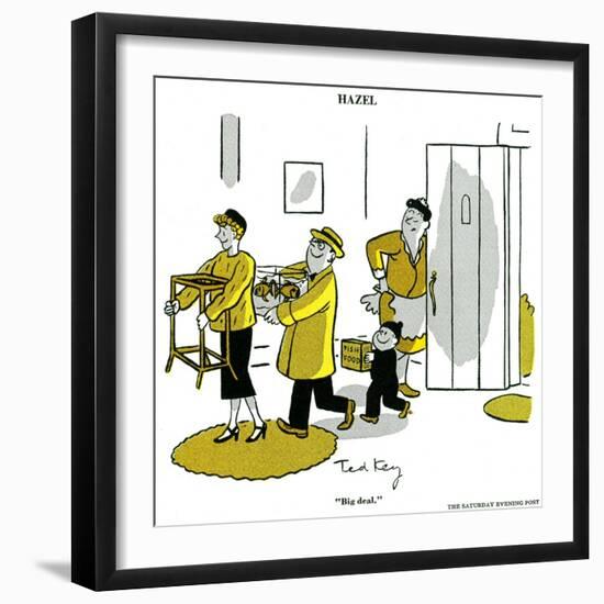 Hazel Cartoon-Ted Key-Framed Giclee Print