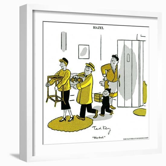 Hazel Cartoon-Ted Key-Framed Giclee Print