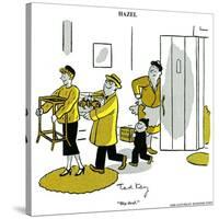 Hazel Cartoon-Ted Key-Stretched Canvas